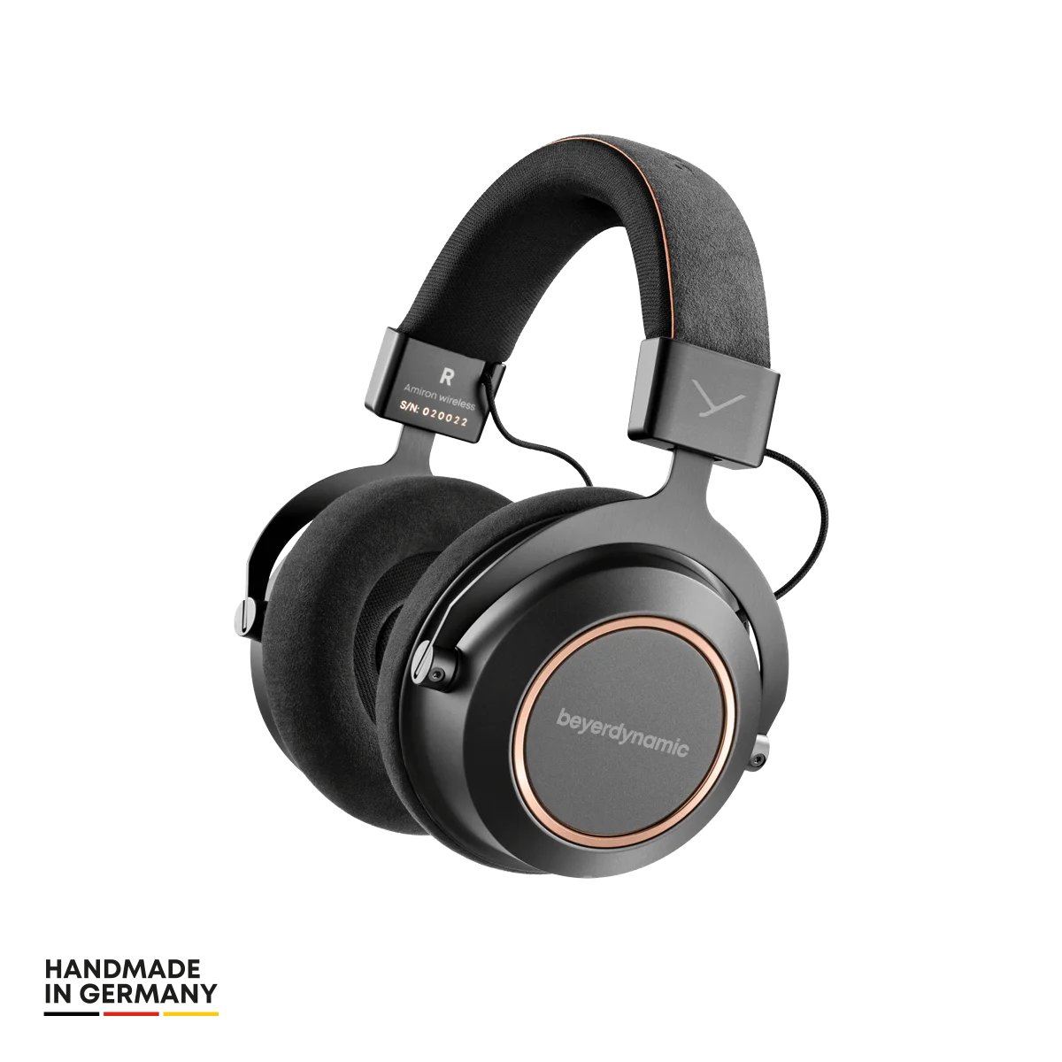 Amiron wireless copperHigh-end Tesla Bluetooth® headphones with sound personalization (closed)